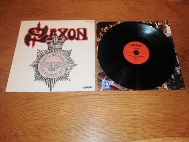 Saxon Strong Arm of the Law 1980 Carrere 2934129 Deutsche Pressung VG/VG
